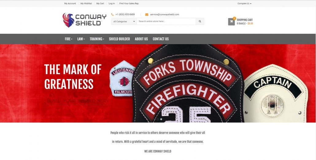 conway shield home page