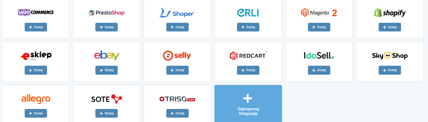 ifirma integracja z ecommerce