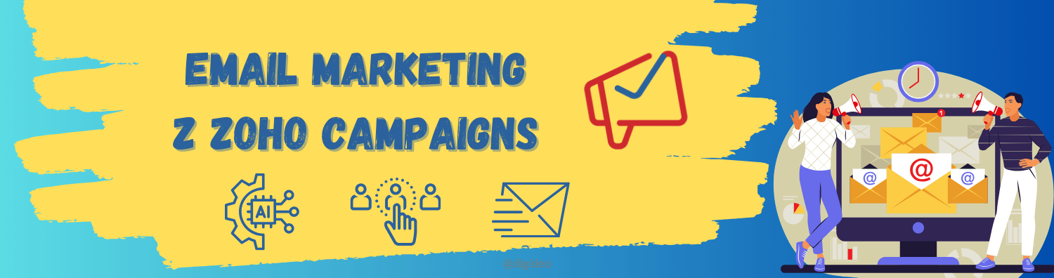 email marketing z Zoho Campaigns baner